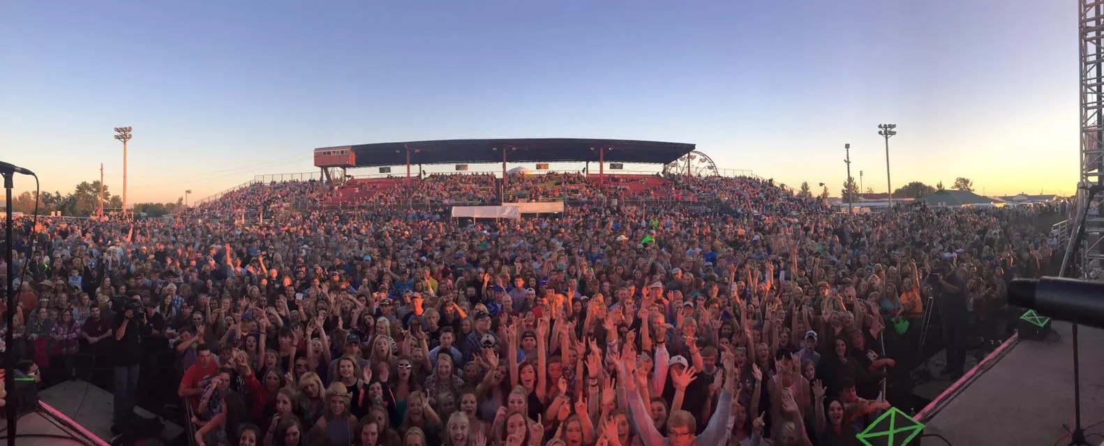 Crowd of people at a show
