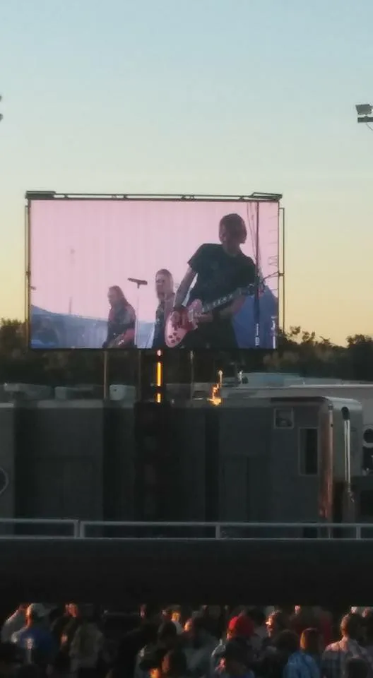 Jason Haven playing guitar in Aberdeen, SD