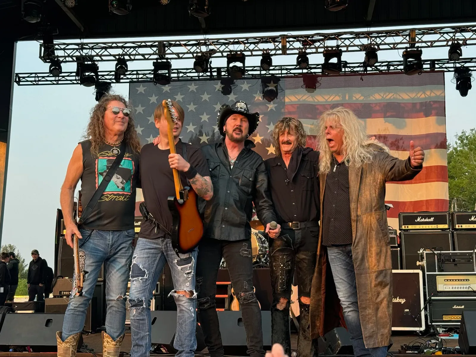 Jason Haven with the Ron Keel Band