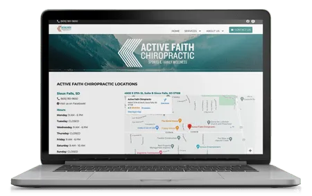 Active Faith Chiropractic locations page